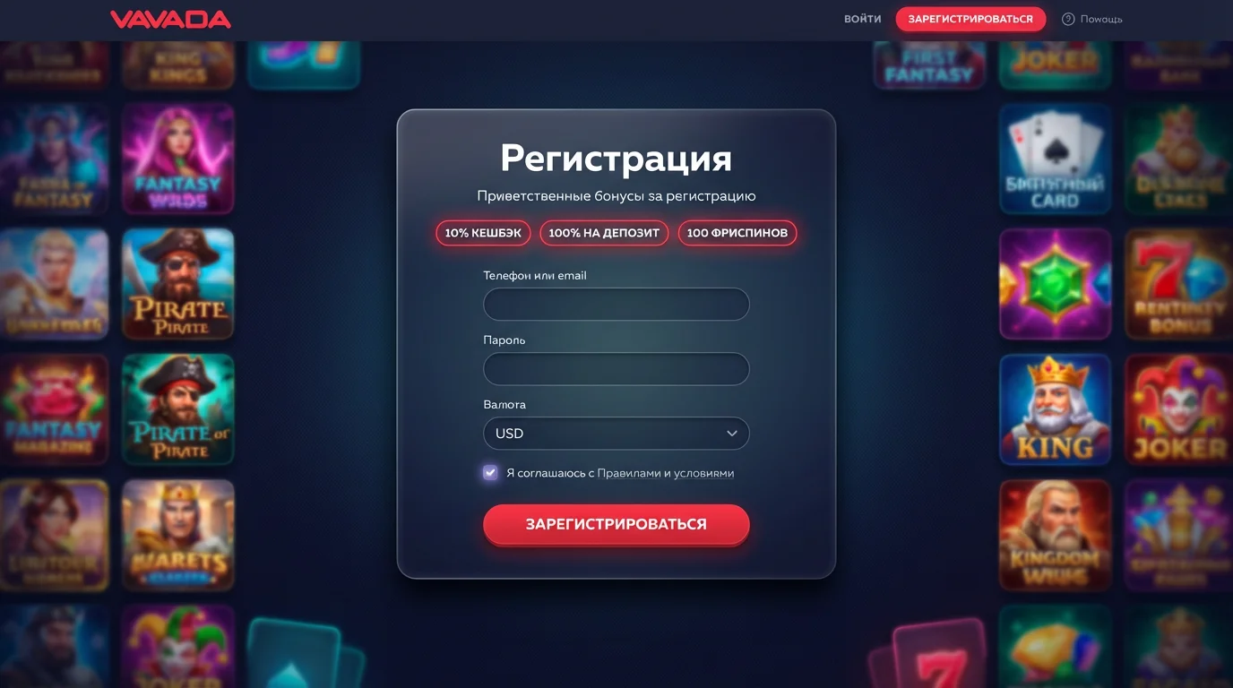 Скачать Вавада онлайн